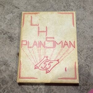 Vintage LH Plainsman Yearbook, 1955 from Laramie, WY
